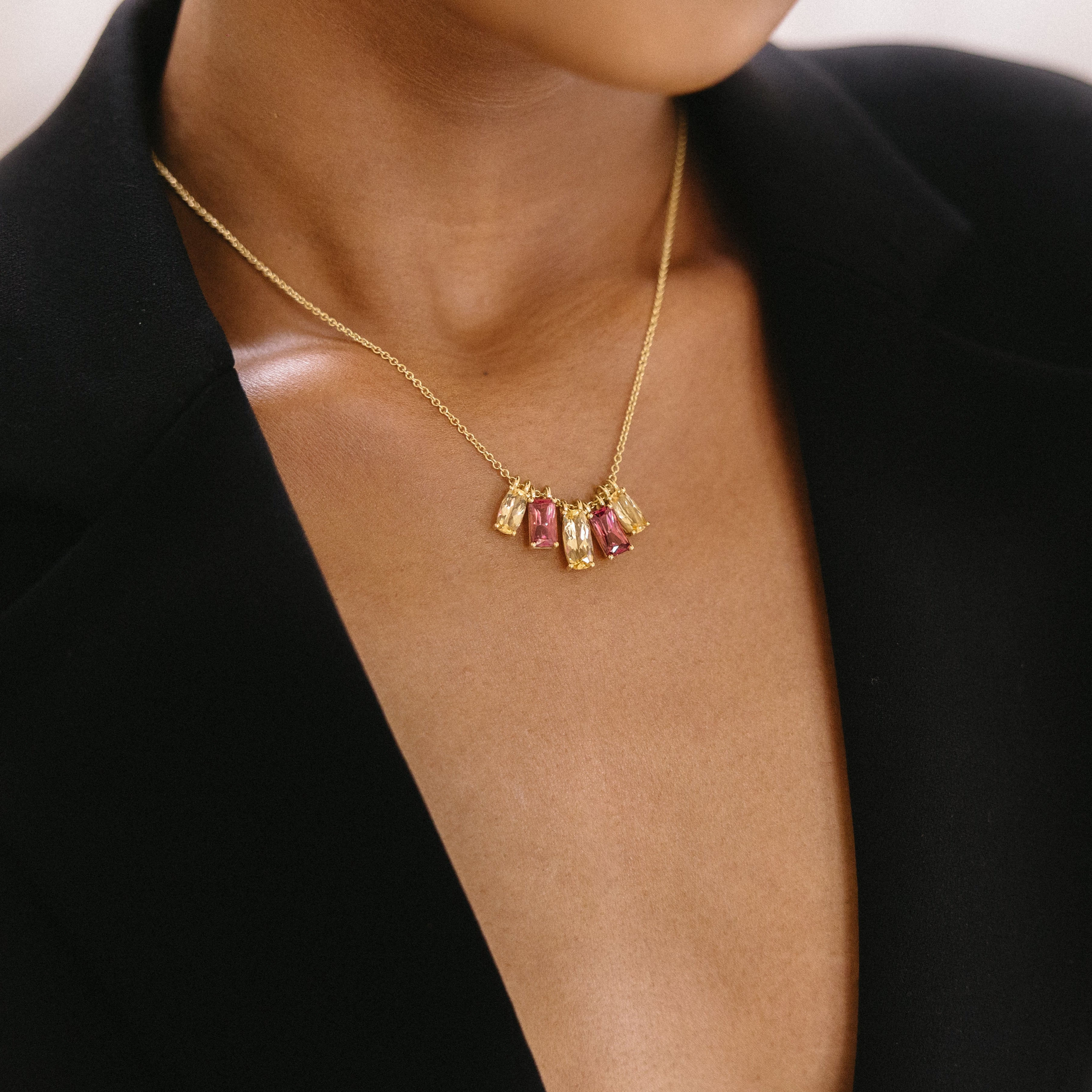 Jewel Splay Necklace | Ali Schmidt Jewellery